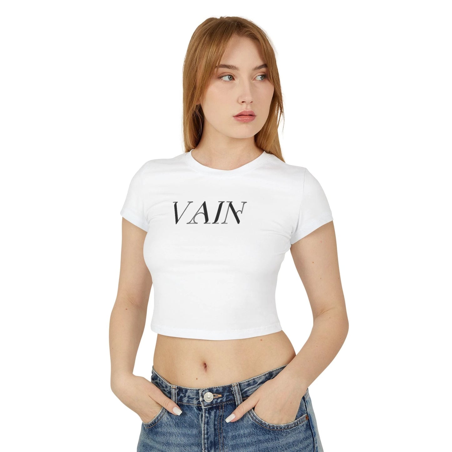Vain Women's Trendy Crop Top, Stylish Fashion Top, Gift for Her, Summer Outfit, Casual Wear